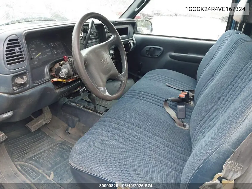 1997 Chevrolet Gmt-400 K2500 VIN: 1GCGK24R4VE167324 Lot: 30090826