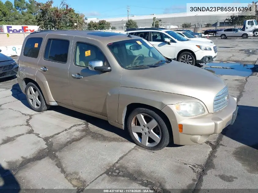 3GNDA23P86S616394 2006 Chevrolet Hhr Lt