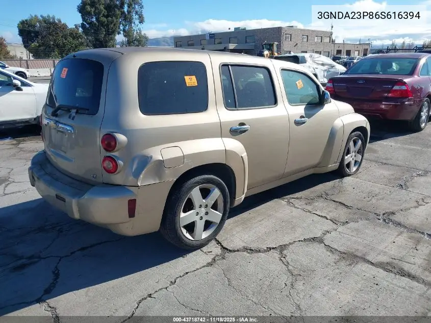 3GNDA23P86S616394 2006 Chevrolet Hhr Lt