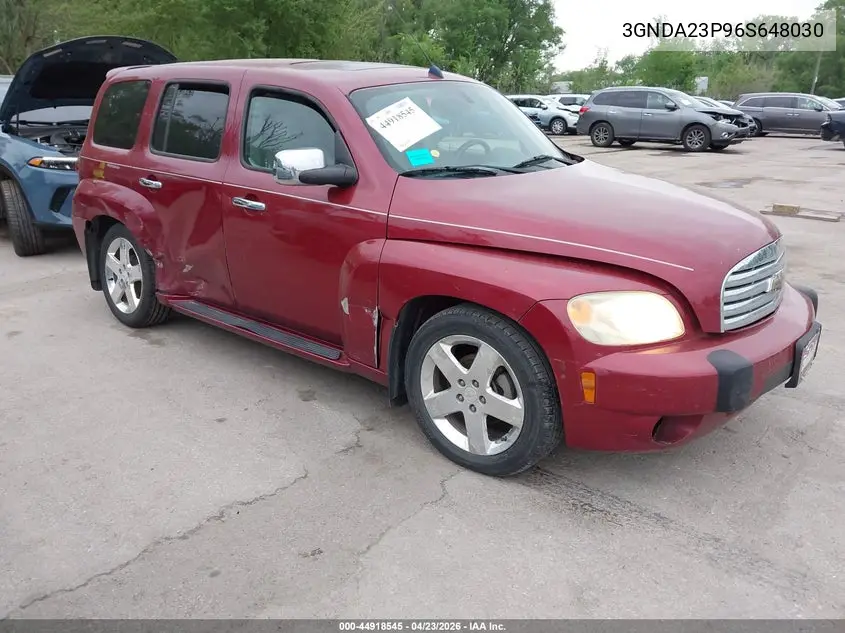 2006 Chevrolet Hhr Lt VIN: 3GNDA23P96S648030 Lot: 44918545