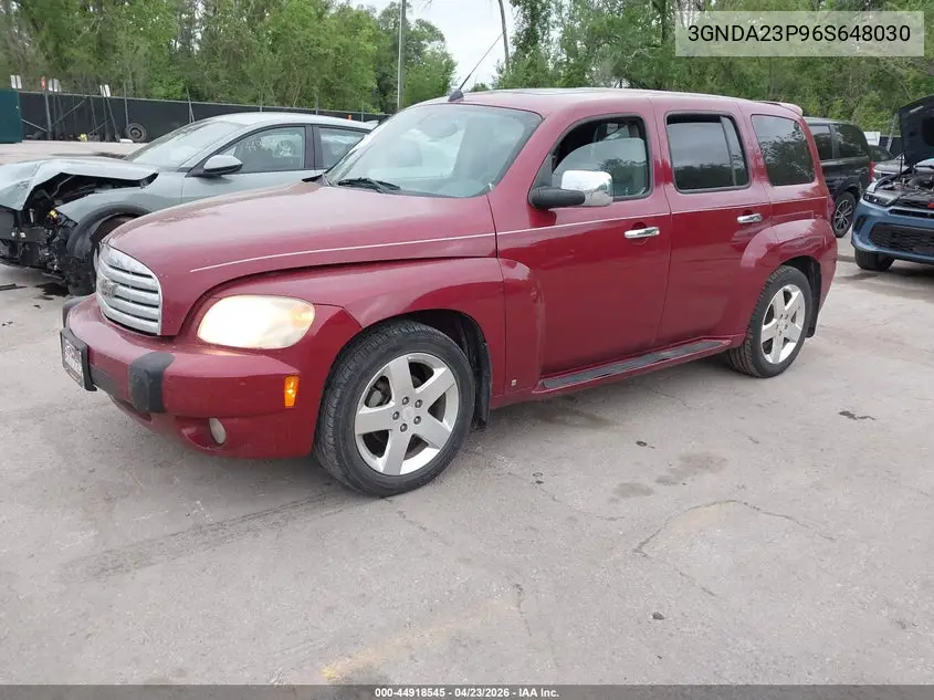 2006 Chevrolet Hhr Lt VIN: 3GNDA23P96S648030 Lot: 44918545