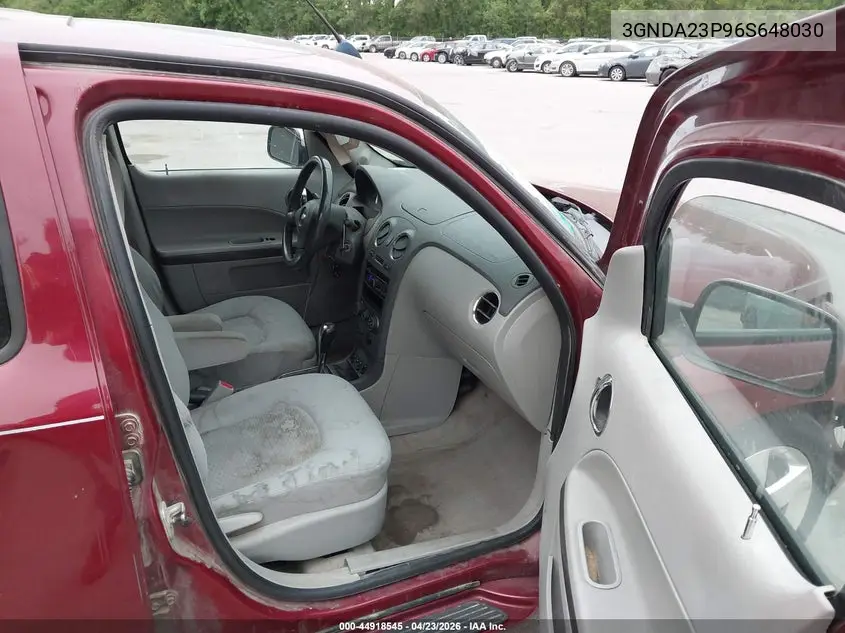 2006 Chevrolet Hhr Lt VIN: 3GNDA23P96S648030 Lot: 44918545
