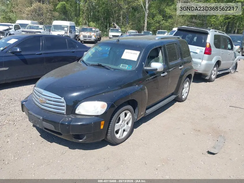 2006 Chevrolet Hhr Lt VIN: 3GNDA23D36S562217 Lot: 45116488