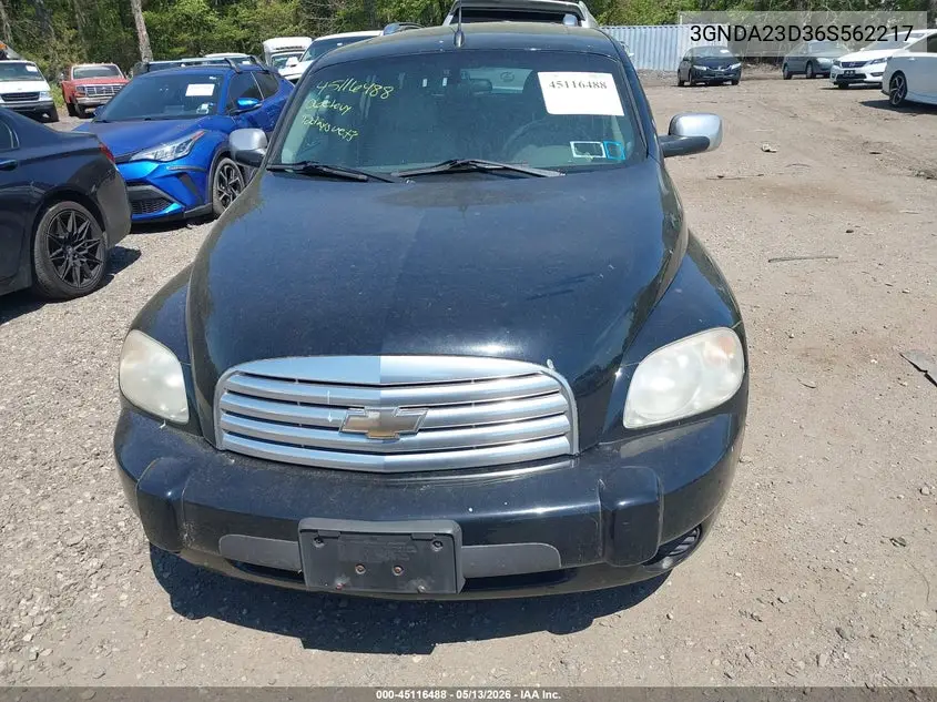 2006 Chevrolet Hhr Lt VIN: 3GNDA23D36S562217 Lot: 45116488