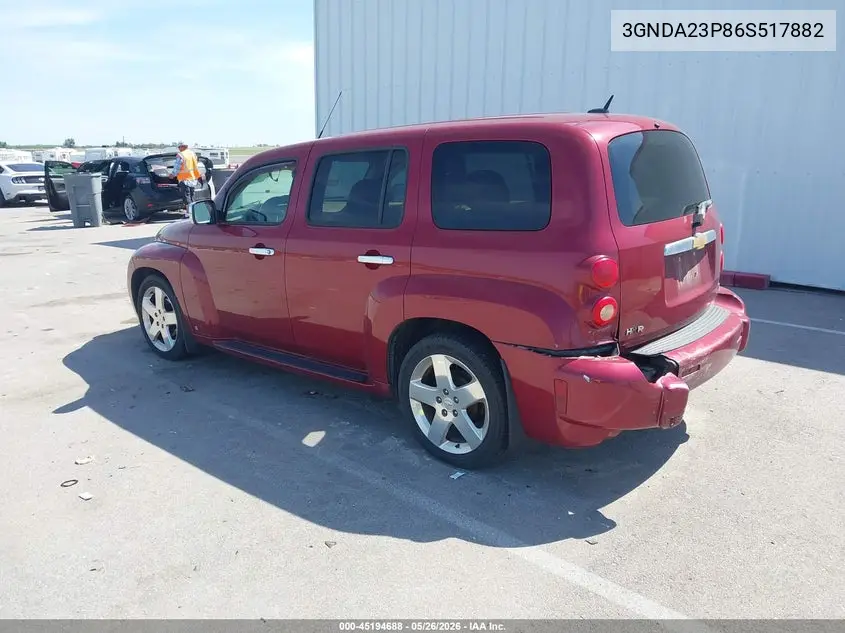 2006 Chevrolet Hhr Lt VIN: 3GNDA23P86S517882 Lot: 45194688