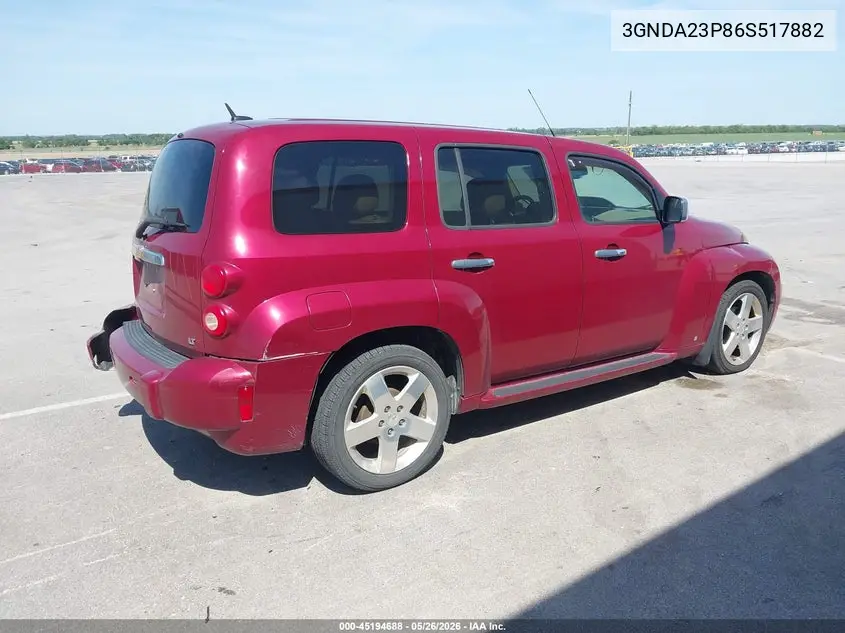2006 Chevrolet Hhr Lt VIN: 3GNDA23P86S517882 Lot: 45194688