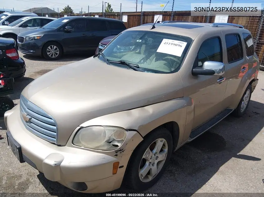 2006 Chevrolet Hhr Lt VIN: 3GNDA23PX6S580725 Lot: 45199096