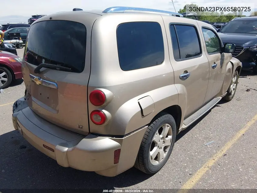 2006 Chevrolet Hhr Lt VIN: 3GNDA23PX6S580725 Lot: 45199096