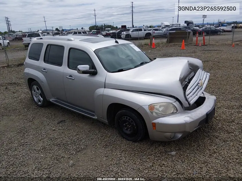 2006 Chevrolet Hhr Lt VIN: 3GNDA23P26S592500 Lot: 45225995
