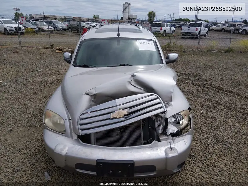 2006 Chevrolet Hhr Lt VIN: 3GNDA23P26S592500 Lot: 45225995