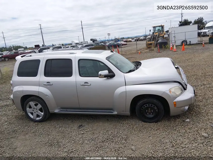 2006 Chevrolet Hhr Lt VIN: 3GNDA23P26S592500 Lot: 45225995