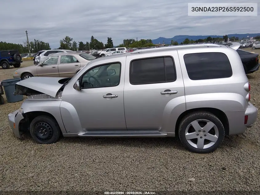 2006 Chevrolet Hhr Lt VIN: 3GNDA23P26S592500 Lot: 45225995