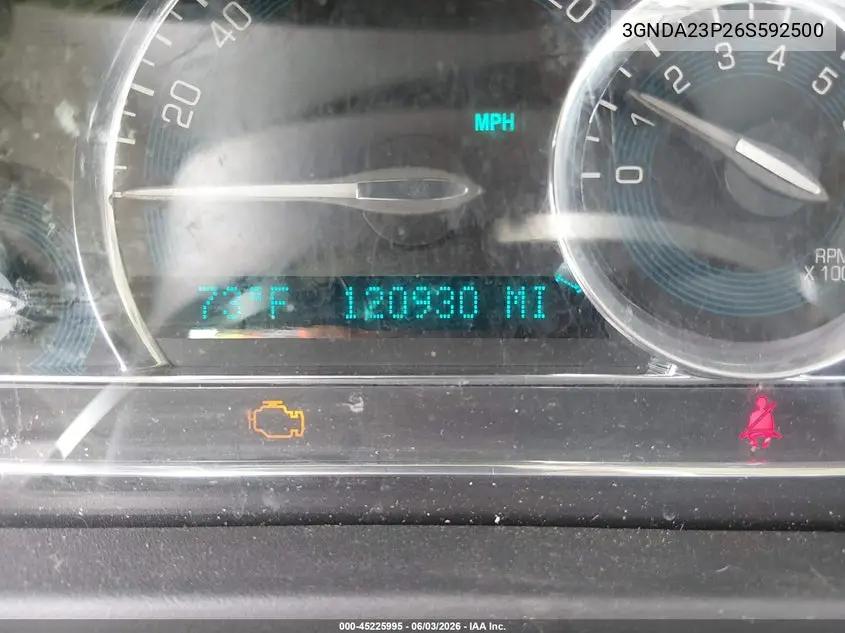 2006 Chevrolet Hhr Lt VIN: 3GNDA23P26S592500 Lot: 45225995