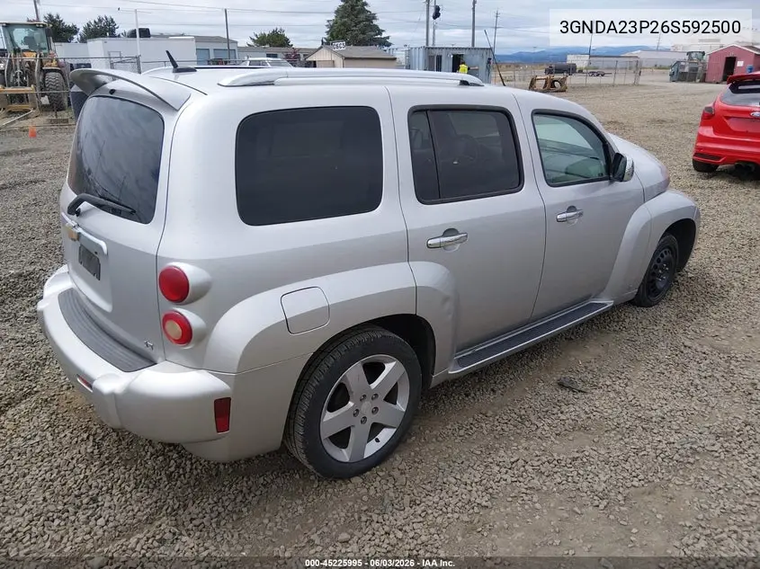 2006 Chevrolet Hhr Lt VIN: 3GNDA23P26S592500 Lot: 45225995