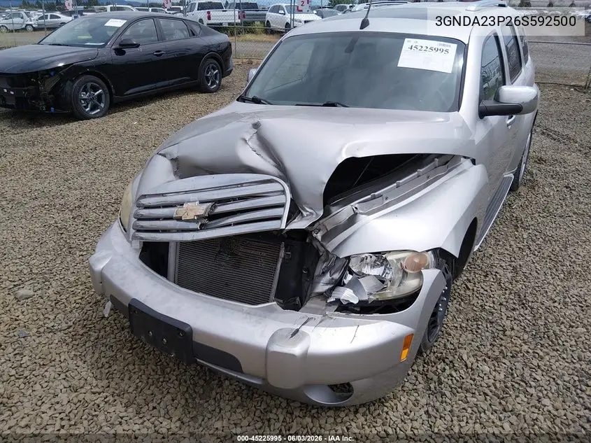 2006 Chevrolet Hhr Lt VIN: 3GNDA23P26S592500 Lot: 45225995