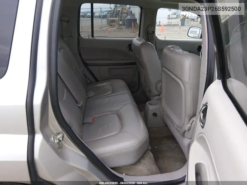 2006 Chevrolet Hhr Lt VIN: 3GNDA23P26S592500 Lot: 45225995