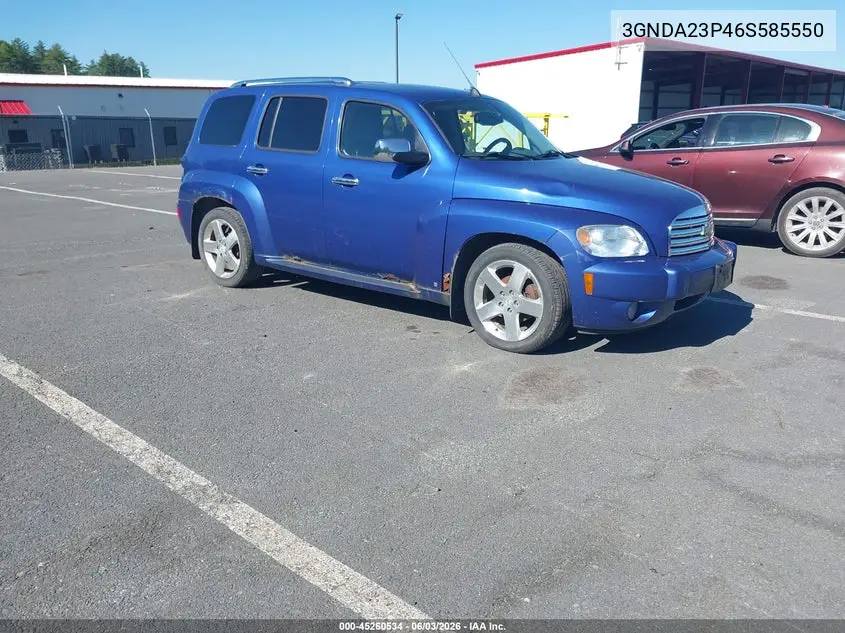 2006 Chevrolet Hhr Lt VIN: 3GNDA23P46S585550 Lot: 45260534