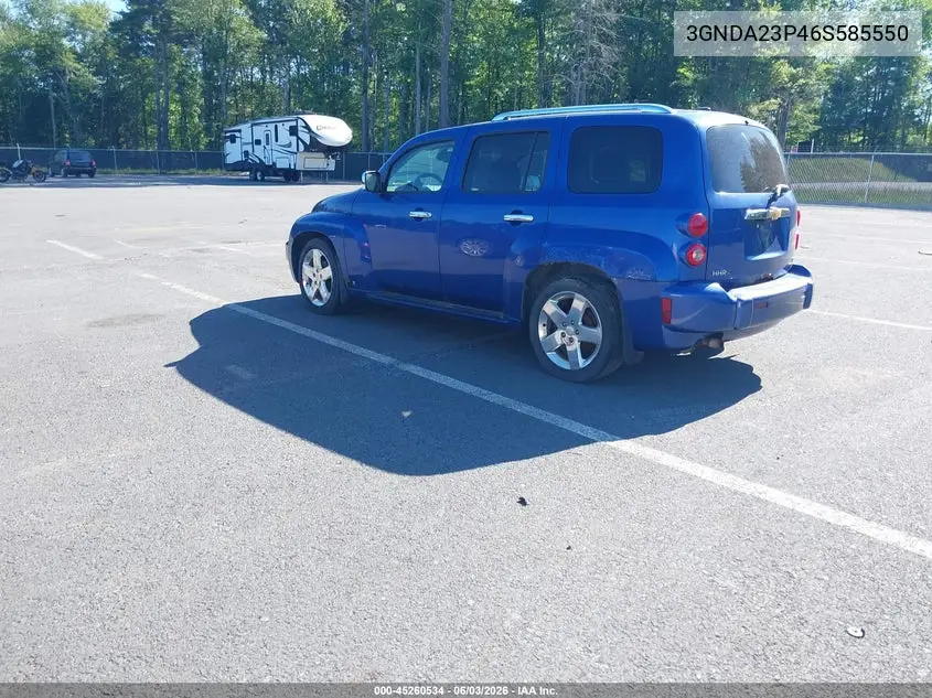 2006 Chevrolet Hhr Lt VIN: 3GNDA23P46S585550 Lot: 45260534