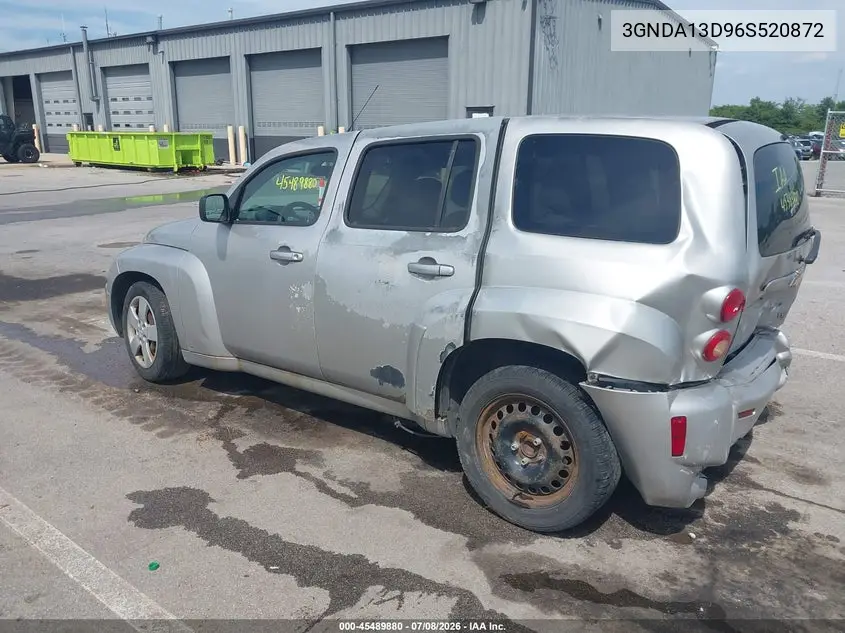 2006 Chevrolet Hhr Ls VIN: 3GNDA13D96S520872 Lot: 45489880