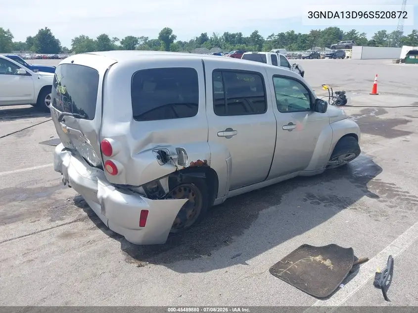 2006 Chevrolet Hhr Ls VIN: 3GNDA13D96S520872 Lot: 45489880