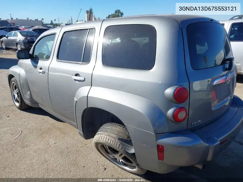 3GNDA13D67S553121 2007 Chevrolet Hhr Ls