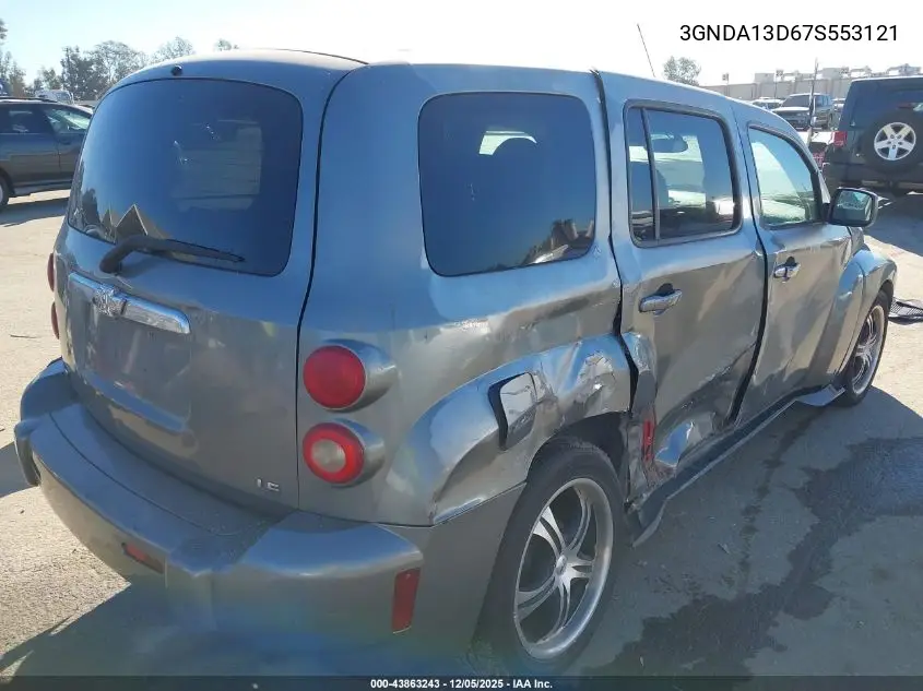 3GNDA13D67S553121 2007 Chevrolet Hhr Ls