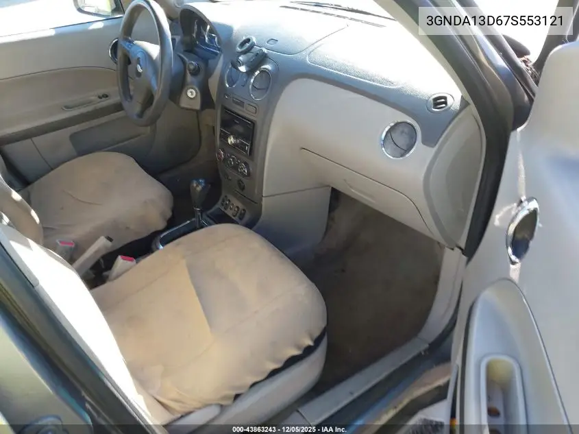 3GNDA13D67S553121 2007 Chevrolet Hhr Ls
