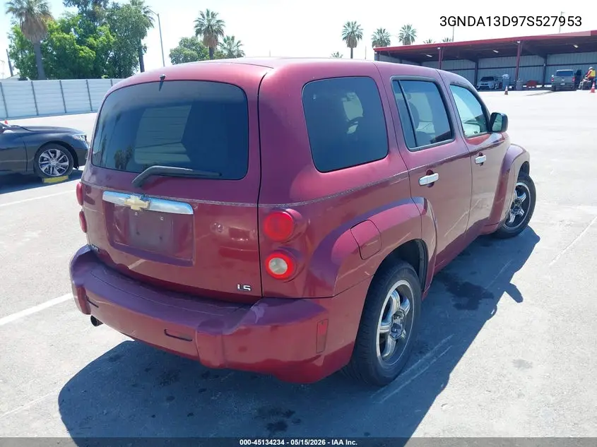 2007 Chevrolet Hhr Ls VIN: 3GNDA13D97S527953 Lot: 45134234