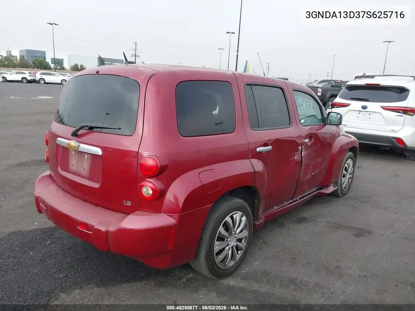 2007 Chevrolet Hhr Ls VIN: 3GNDA13D37S625716 Lot: 45250677