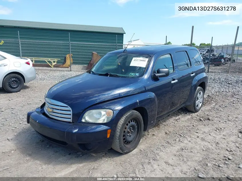 2007 Chevrolet Hhr Ls VIN: 3GNDA13D27S631278 Lot: 45275080