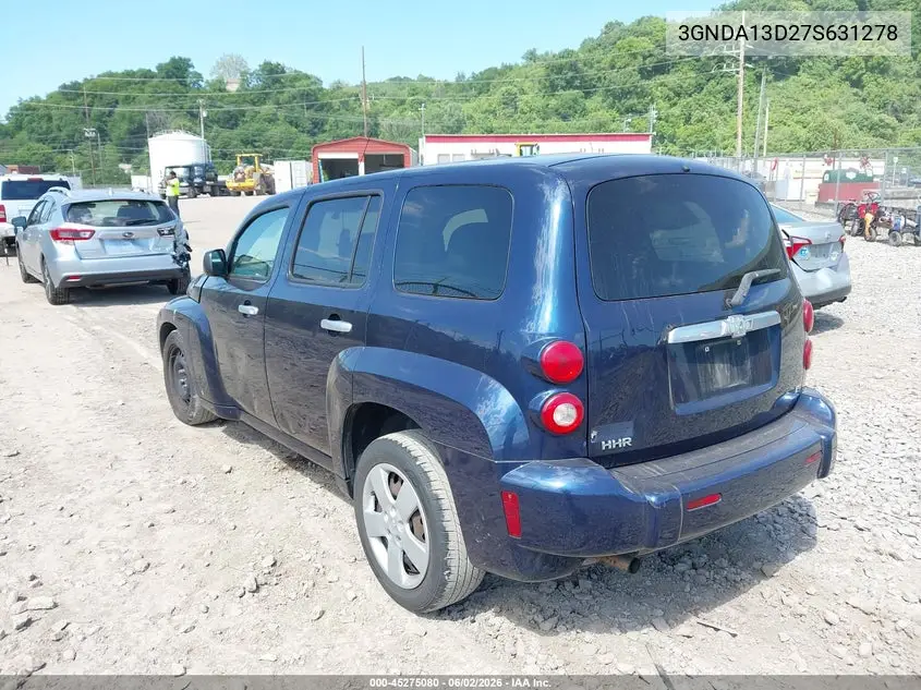 2007 Chevrolet Hhr Ls VIN: 3GNDA13D27S631278 Lot: 45275080