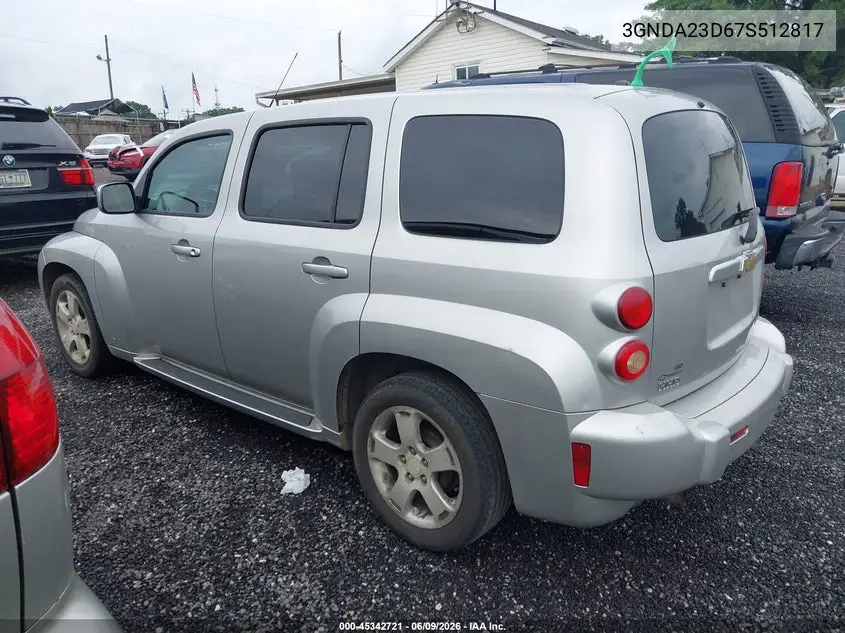 2007 Chevrolet Hhr Lt VIN: 3GNDA23D67S512817 Lot: 45342721