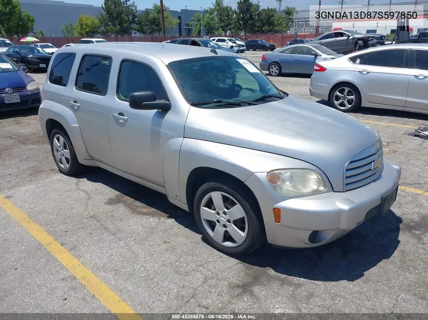 2007 Chevrolet Hhr Ls VIN: 3GNDA13D87S597850 Lot: 45388876