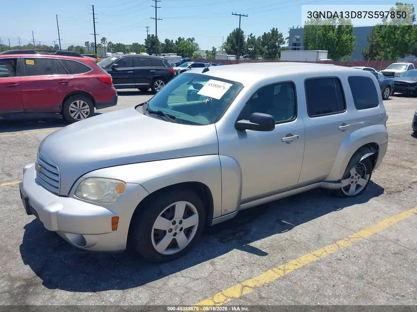 2007 Chevrolet Hhr Ls VIN: 3GNDA13D87S597850 Lot: 45388876