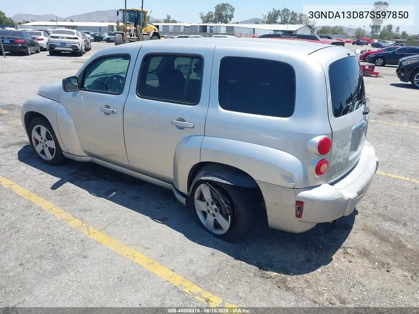 2007 Chevrolet Hhr Ls VIN: 3GNDA13D87S597850 Lot: 45388876