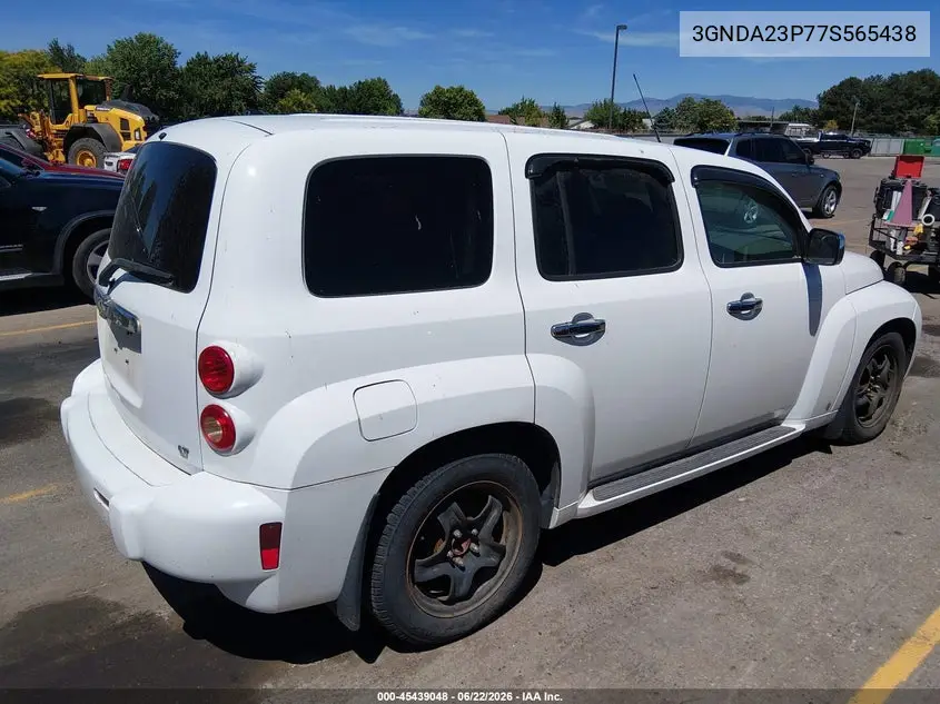 2007 Chevrolet Hhr Lt VIN: 3GNDA23P77S565438 Lot: 45439048