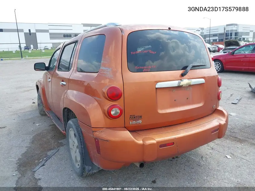 2007 Chevrolet Hhr Lt VIN: 3GNDA23D17S579888 Lot: 45441981