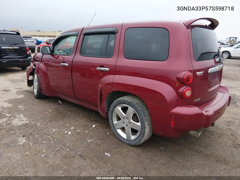 2007 Chevrolet Hhr Lt VIN: 3GNDA33P57S598718 Lot: 45454386