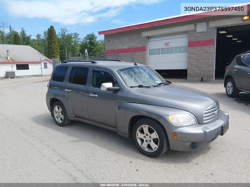 2007 Chevrolet Hhr Lt VIN: 3GNDA23P37S597450 Lot: 45525788