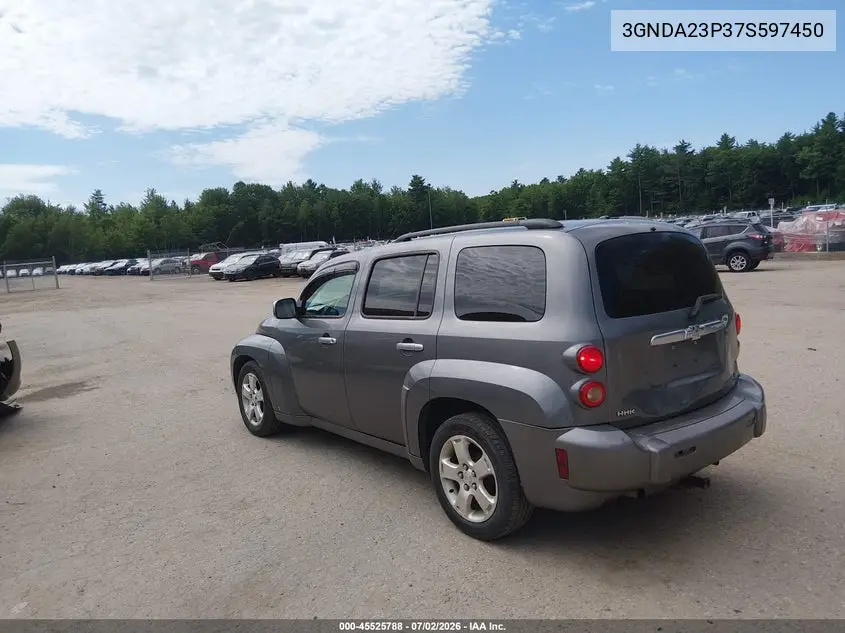 2007 Chevrolet Hhr Lt VIN: 3GNDA23P37S597450 Lot: 45525788