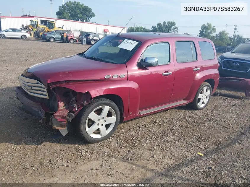2007 Chevrolet Hhr Lt VIN: 3GNDA33P07S583267 Lot: 45537928