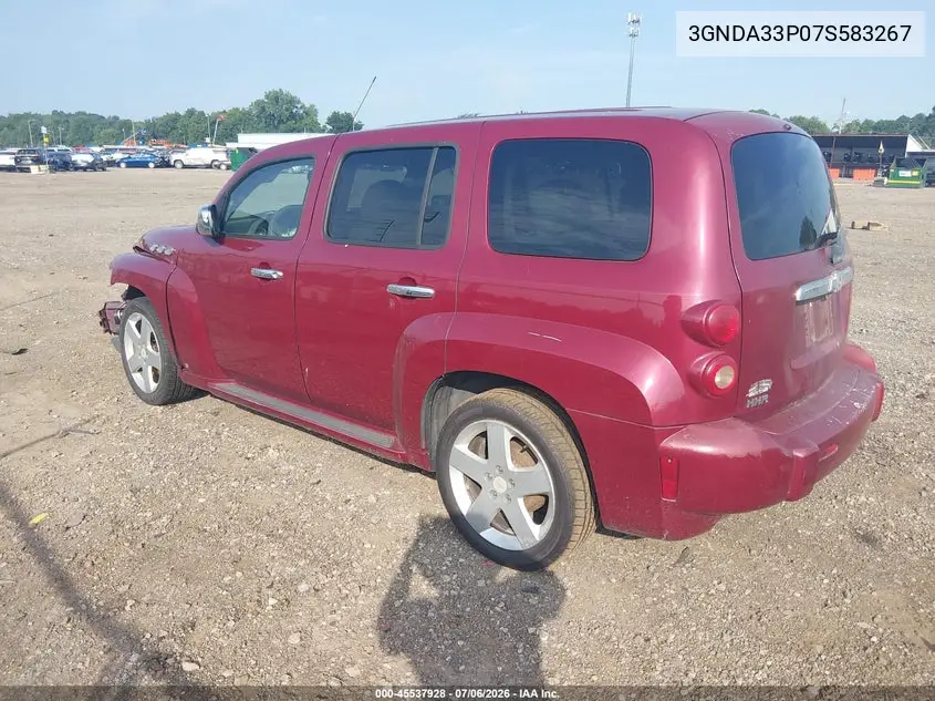 2007 Chevrolet Hhr Lt VIN: 3GNDA33P07S583267 Lot: 45537928