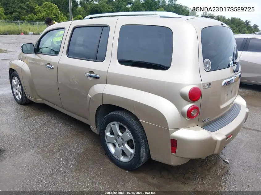 2007 Chevrolet Hhr Lt VIN: 3GNDA23D17S589725 Lot: 45616068
