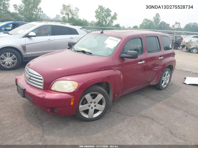 2007 Chevrolet Hhr Ls VIN: 3GNDA13D27S528734 Lot: 45650648