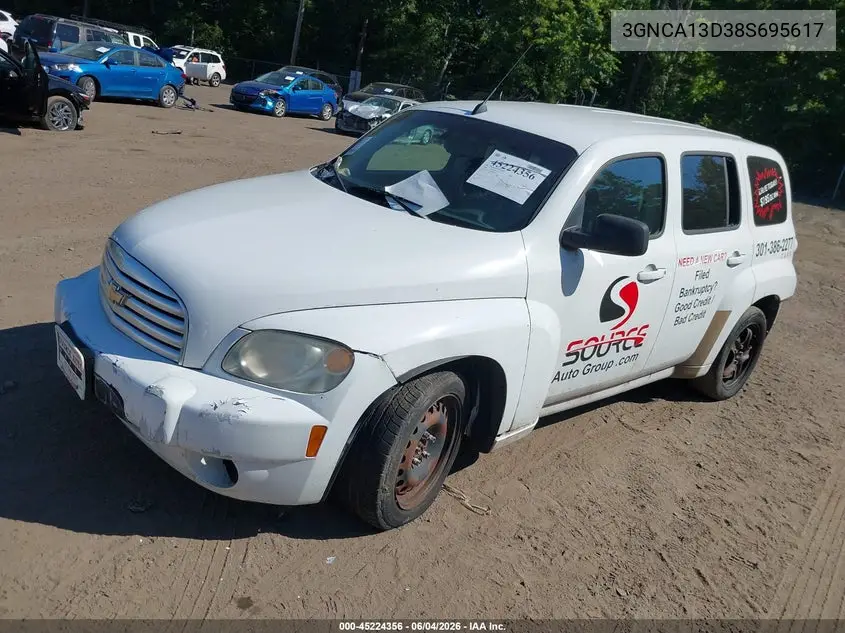 2008 Chevrolet Hhr Ls VIN: 3GNCA13D38S695617 Lot: 45224356