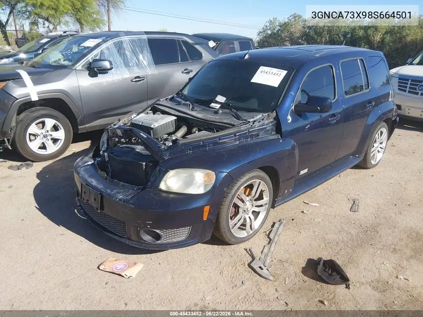 2008 Chevrolet Hhr Ss VIN: 3GNCA73X98S664501 Lot: 45433452