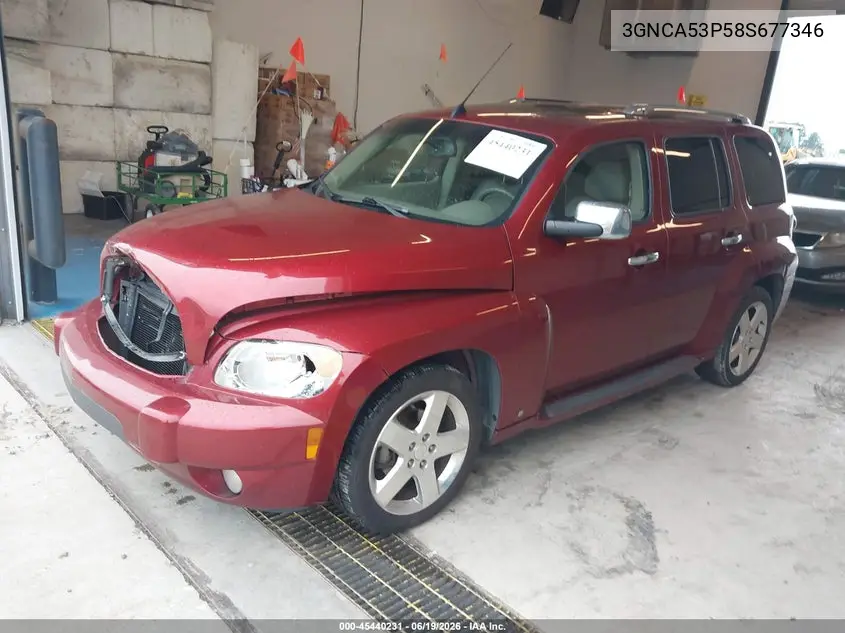 2008 Chevrolet Hhr Lt VIN: 3GNCA53P58S677346 Lot: 45440231