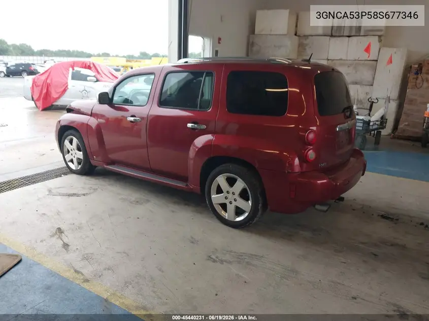2008 Chevrolet Hhr Lt VIN: 3GNCA53P58S677346 Lot: 45440231