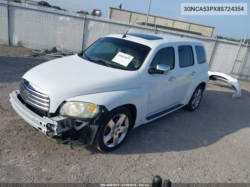 2008 Chevrolet Hhr Lt VIN: 3GNCA53PX8S724354 Lot: 45567875