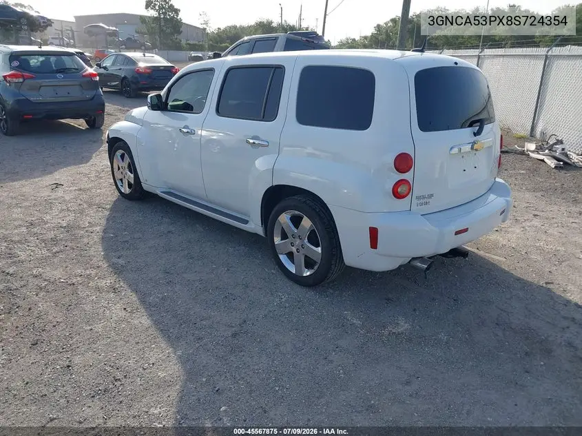 2008 Chevrolet Hhr Lt VIN: 3GNCA53PX8S724354 Lot: 45567875